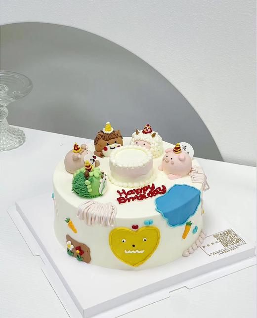 可爱动物蛋糕 商品图0