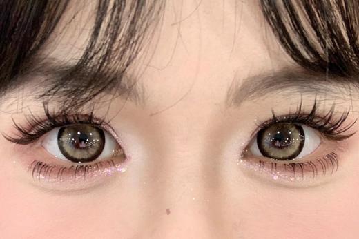 Milcacon半年抛·NO.34 Brown猫眼琥珀·14.5mm大着色·韩产2片 商品图10