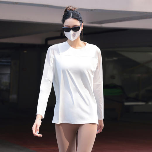 【清仓特价39元，非质量问题不退换！】beemen宽松藏肉运动T恤  网纱精致拼接 蝙蝠袖更显瘦 速干垂顺 四季可穿 商品图0