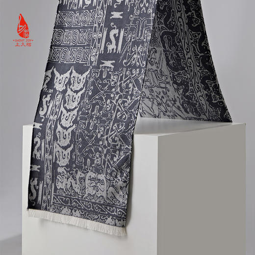 SAINTJOY/上久楷 丝羊绒长巾 围巾  战国策  CJS22001 商品图2