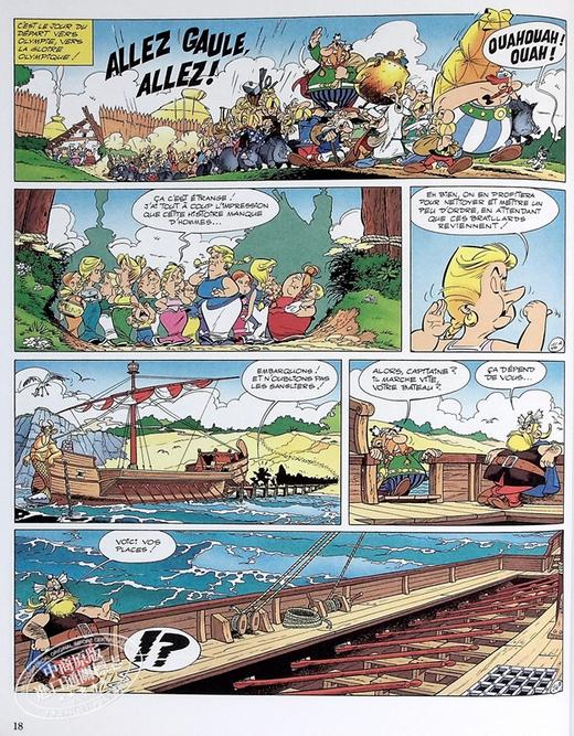 【中商原版】高卢英雄历险记 12 阿斯特克斯参加奥运会 Asterix Tome 12 aux jeux Olympiques 法文原版 勒内 戈西尼 商品图6