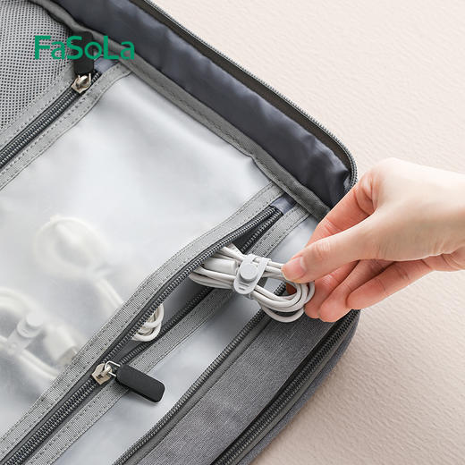 FaSoLa多功能理线器绕线器捆绑带数据线收纳束口带收纳耳机理线器 商品图11