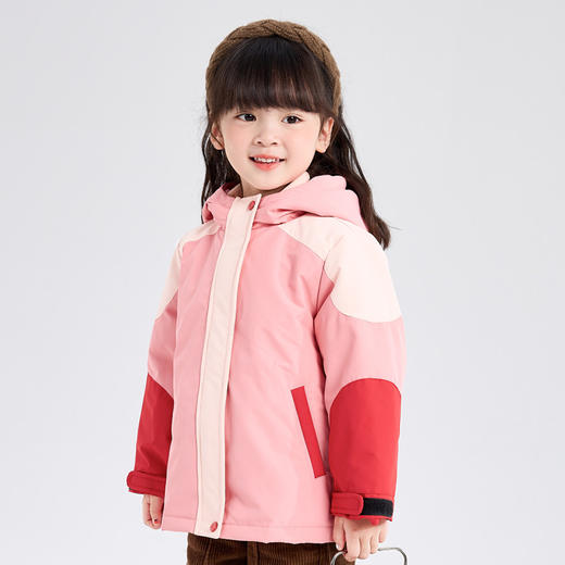 笛莎Deesha 童装女童外套2023新款三防冲锋衣外套 商品图1