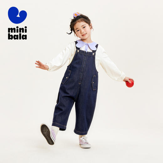 迷你巴拉女童打底裤龙年新款宝宝柔软舒适高弹修身儿童长裤子 商品图1