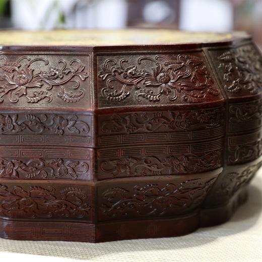 小叶紫檀八宝盒/果盘盒 商品图6