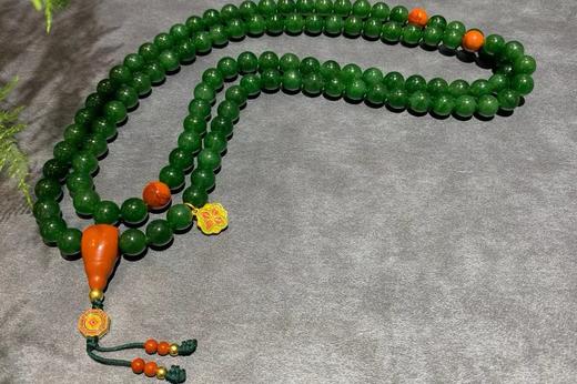 【御珠宫坊·传承系列】碧玉108珠串 商品图2