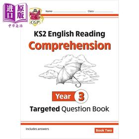 预售 【中商原版】英国原版CGP教辅 新 KS2英语有针对性的问题书 第3年阅读理解 第2册附答案New KS2 English Targeted Question Book