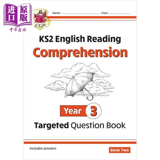 预售 【中商原版】英国原版CGP教辅 新 KS2英语有针对性的问题书 第3年阅读理解 第2册附答案New KS2 English Targeted Question Book 商品图0