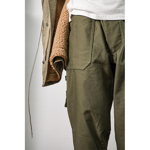 CYCLIC VINTAGE/C23SSK011/重磅水洗做旧多口袋榴弹长裤 商品图0