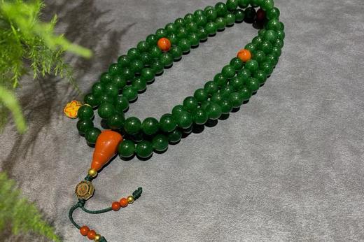 【御珠宫坊·传承系列】碧玉108珠串 商品图1