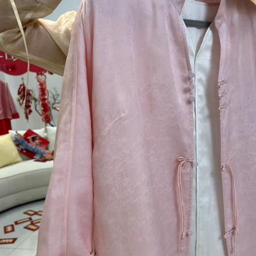 【2026东衣作】飘纱开衫（24710037粉米） 商品图1