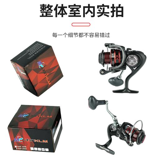 佳钓尼黑先锋BN纺车轮金属磁力双刹车防炸线鱼线轮远投路亚渔轮 商品图4