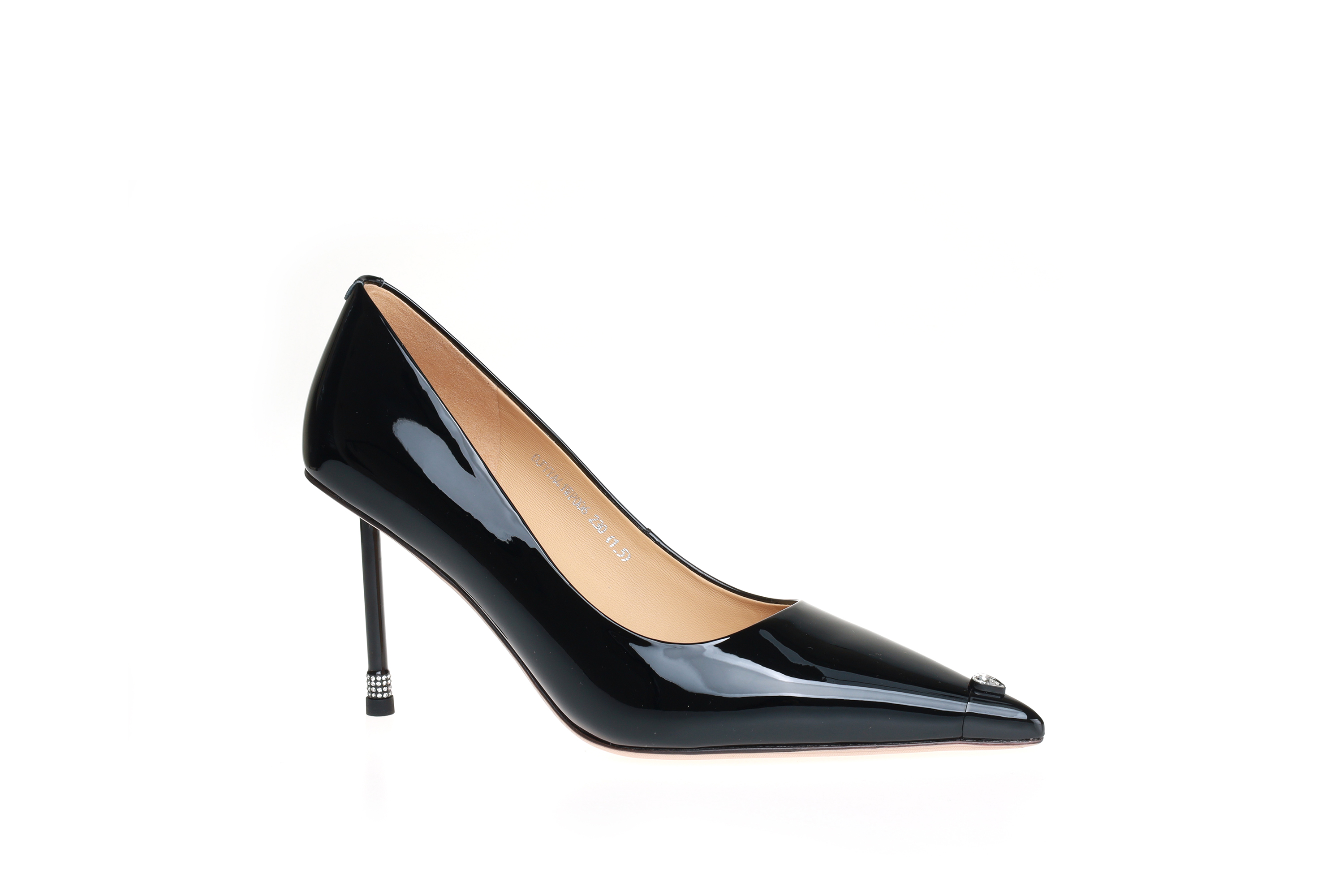 豪麟名鞋奥莱迪嘉女鞋皮鞋牛移膜革DJYYA41WP006黑色  原价1660元