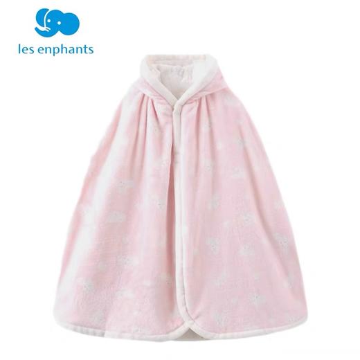 丽婴房-寝具类（冬）D0珊瑚绒披风（粉色） 商品图0