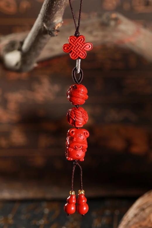 朱砂三合手机链 商品图6