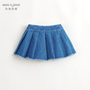 马克珍妮女童元气学院百褶裙短裙半身裙纯棉裙子春装新款240070 商品缩略图1