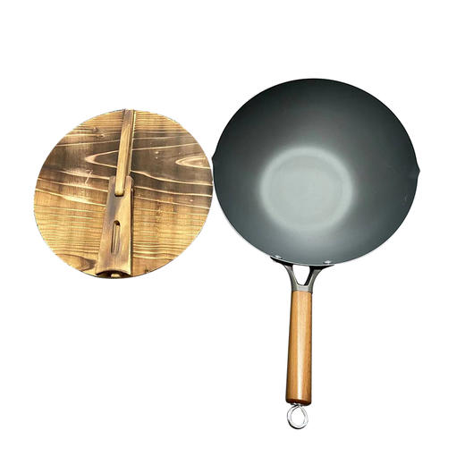 Amercook阿米尔氮化铁锅不粘铸铁炒锅电磁炉燃气通用 商品图5