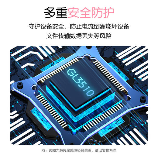 品胜 Young系列3.0 HUB集线器0.12m电脑分线器 USB转换器支持键盘/鼠标/U盘 商品图5