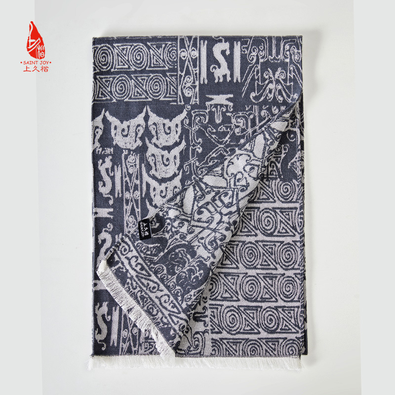 SAINTJOY/上久楷 丝羊绒长巾 围巾  战国策  CJS22001