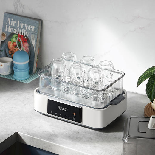 摩飞速蒸锅电蒸锅MR1158 多功能锅家用12L大容量预约定时保温电炖锅隔水炖煮 商品图7