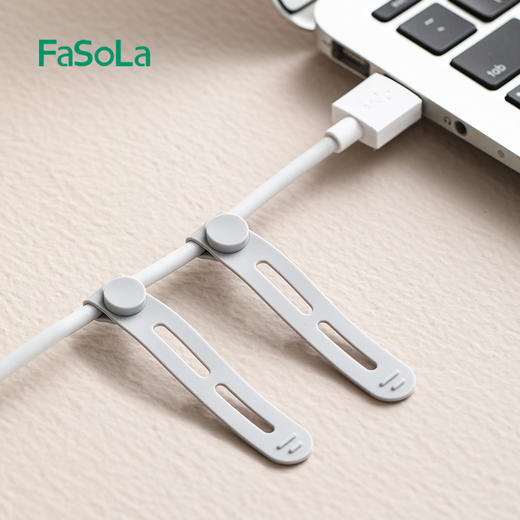 FaSoLa多功能理线器绕线器捆绑带数据线收纳束口带收纳耳机理线器 商品图4