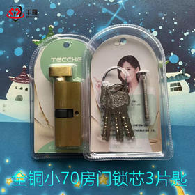 小70房门执手电脑胆（3片钥匙）
