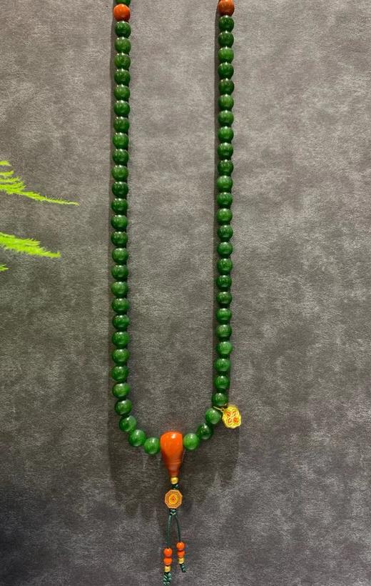 【御珠宫坊·传承系列】碧玉108珠串 商品图8