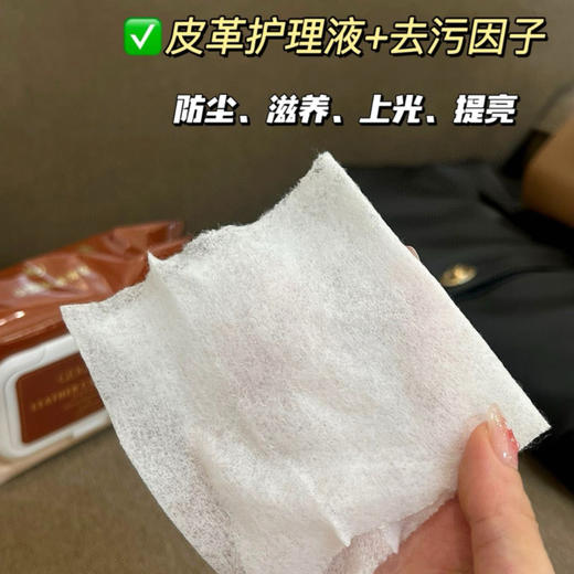 GEKLIN吉凯林皮革护理湿巾无纺布清洁湿巾 商品图3