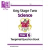 预售 【中商原版】英国原版CGP教辅 新的 KS2 科学 6年级有针对性的问题书含答案New KS2 Science Year 6 Targeted Question Book 商品缩略图0