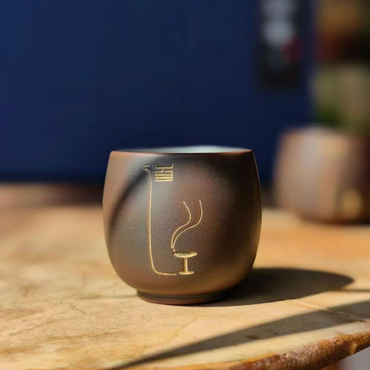 【非同款】一物堂-陶石点侧把壶套组(1壶4杯) 商品图1