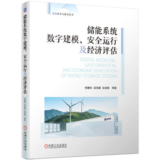 储能系统数字建模 安全运行及经济评估 李建林 梁忠豪 张剑辉 储能科学与技术丛书 储能系统 储能技术书籍 商品图0