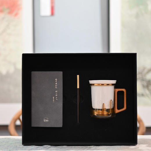 羽诗制造出品 笔润流年城市杯笔记本签字笔礼盒套装 商品图4