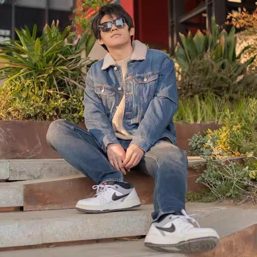 Lee商场同款牛仔羊羔毛外套冬季加厚保暖LMT0036903HH00FA02165 商品图0