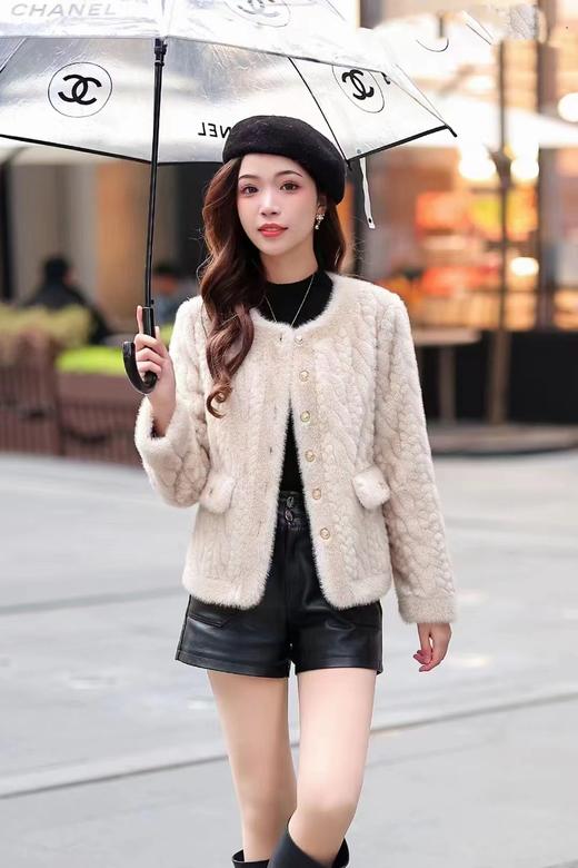 女金貂绒外套23613D 商品图1