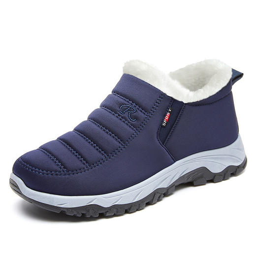 棉鞋男冬季新款加绒加厚雪地靴防滑中老年男鞋短靴保暖老北京鞋子 商品图7