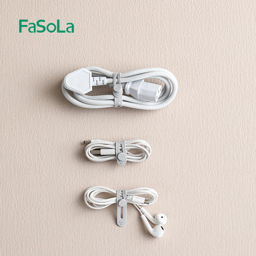 FaSoLa多功能理线器绕线器捆绑带数据线收纳束口带收纳耳机理线器 商品图7
