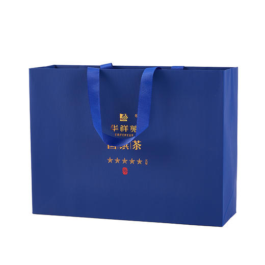 华祥苑国缤茶 小蓝罐特级武夷大红袍乌龙茶礼盒装 商品图4