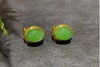【御珠宫坊】金镶碧玉耳钉 商品缩略图1