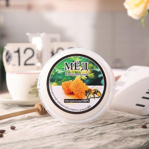 俄罗斯进口大桶蜂蜜1250克椴树蜜雪蜜网红热卖保温箱发货 商品图2