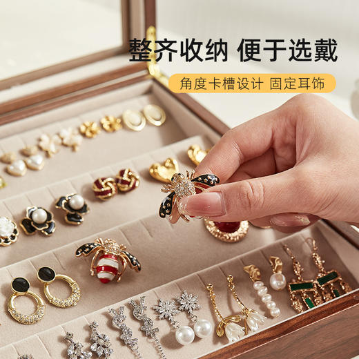 初心| 单层可视项链耳饰首饰盒收纳盒 商品图8