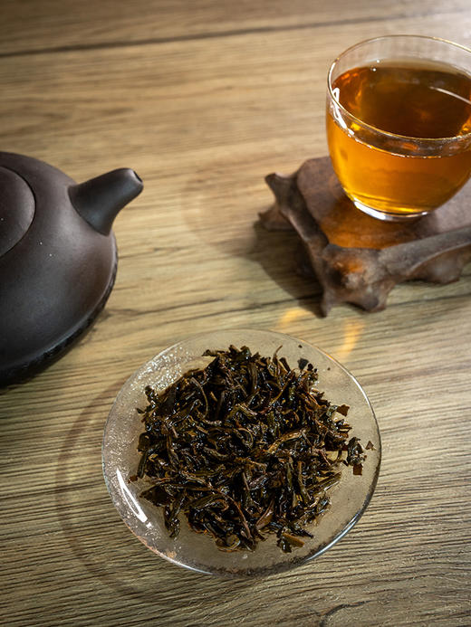 2023年原料湖畔居祁门安茶（贡尖）安徽省祁门县醇香黑茶250g 商品图4