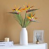 【年宵花】高品质仿真花软胶天堂鸟/橙色/黄色 商品缩略图2