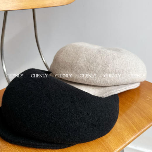 尘衣｜温暖护头羊毛报童帽 商品图3