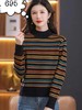 女彩条针织衫695 商品缩略图3