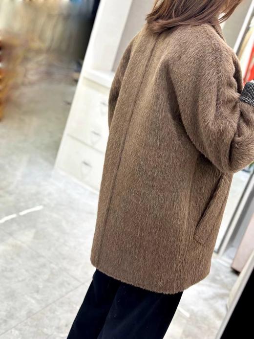 火桐hooton 高定系列 小骆马绒双面羊绒双排扣大衣3467 商品图3