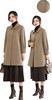 D6186        法式气质减龄休闲百搭中长款双面羊绒大衣外套 商品缩略图0
