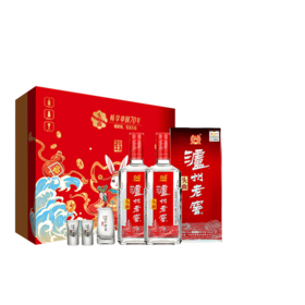 【酒厂直营】52度 泸州老窖头曲 玉兔纳福礼盒 500ml*2 泸州老窖官方旗舰店