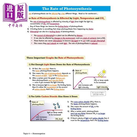 【中商原版】英国原版CGP教辅 新的 GCSE 生物学 AQA 修订指南 基础包括在线版视频和测验GCSE Biology AQA Revision Guide Foun 商品图4