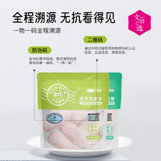 【好吃的】小黄象 鸡翅中&鸡翅根 速冻锁鲜 吃法多样 老少皆宜【预售3-7天发货】 商品图2