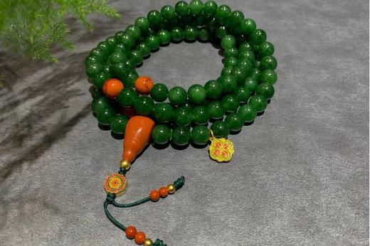 【御珠宫坊·传承系列】碧玉108珠串 商品图0